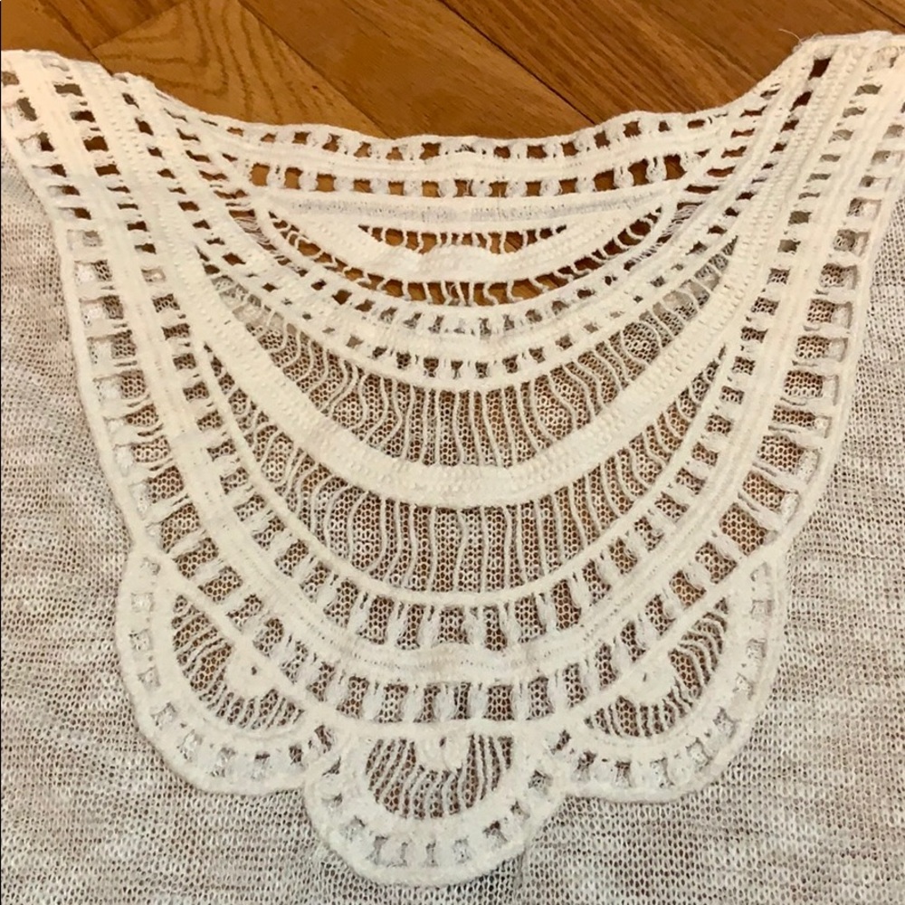 3/$15 Crochet Style Crop Top - Picture 2 of 4
